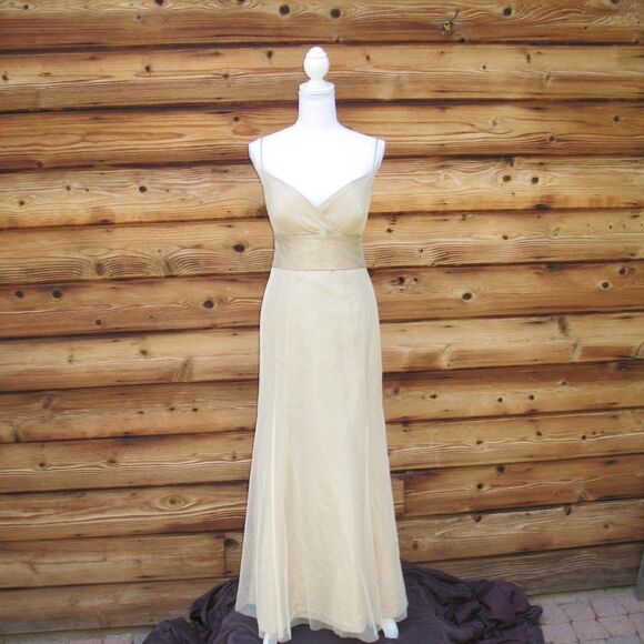 Vintage Vera Wang Sleeveless Gown 6 S - Picture 2 of 12